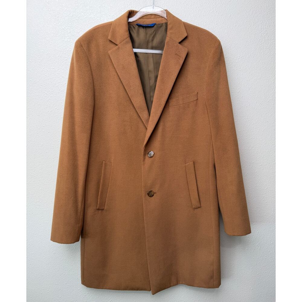 Caravelli Elliott 2B Camel Overcoat Men's IT 40L